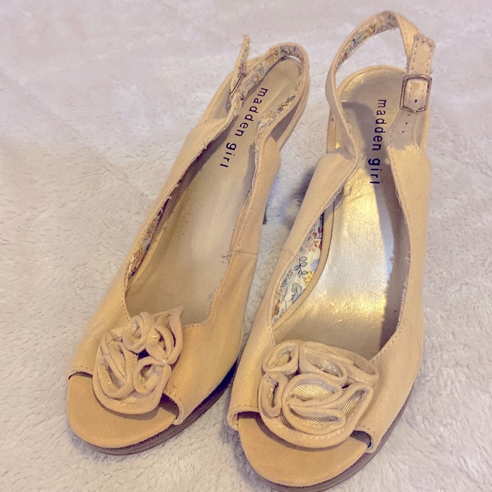 2/$20. Madden girl, canvas shoes in size 9.5.